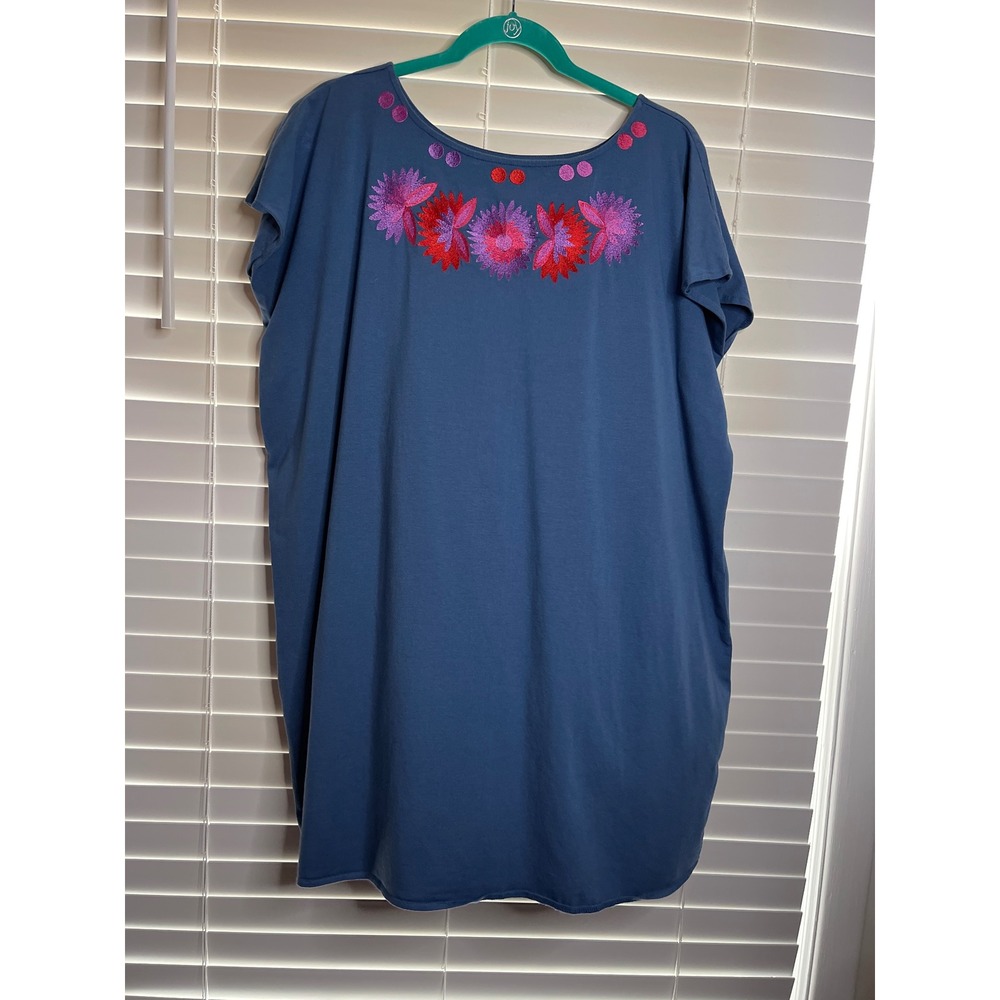 Fragonard tunic top, beautyiful colors TU size